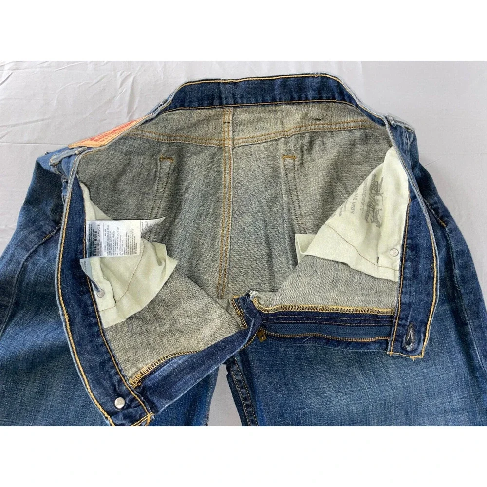Levi's 514 Straight 100% Cotton Denim Jeans. Perfectly Broken In, Men's 40X30.